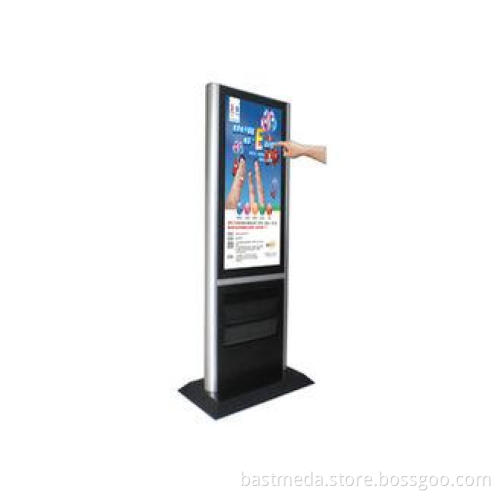 Public information multimedia lcd touch panel Digital adver
